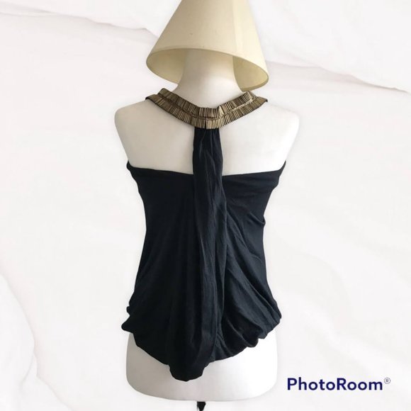 Haute Hippie Embellished Sleeveless Top (M) - Picture 7 of 13